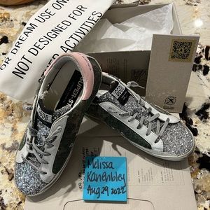 Golden Goose Camo Superstars size 39